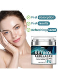 SUMAX Retinol & Collagen Moisturizer Face Cream, Pressed Retinol Cream, Lightens Fine Lines, Anti-wrinkle and Firms 50ml
